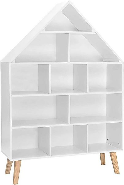 Woltu Bücherregal, 1-tlg., Standregal Hausform Kinderregal mit 5 Ebenen, We günstig online kaufen