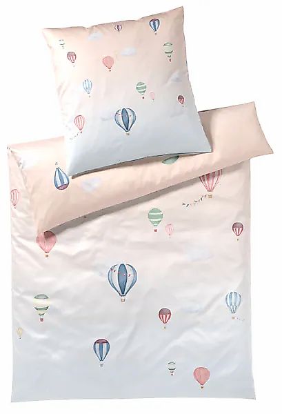 Elegante Bettwäsche »Balloon« 2 Stk. tlg. angenehmes Hautgefühl günstig online kaufen