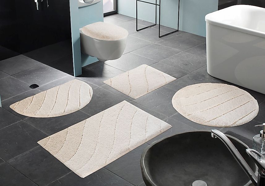 Kleine Wolke Badematte "Donna" Höhe 20 mm rutschhemmend beschichtet fußbode günstig online kaufen