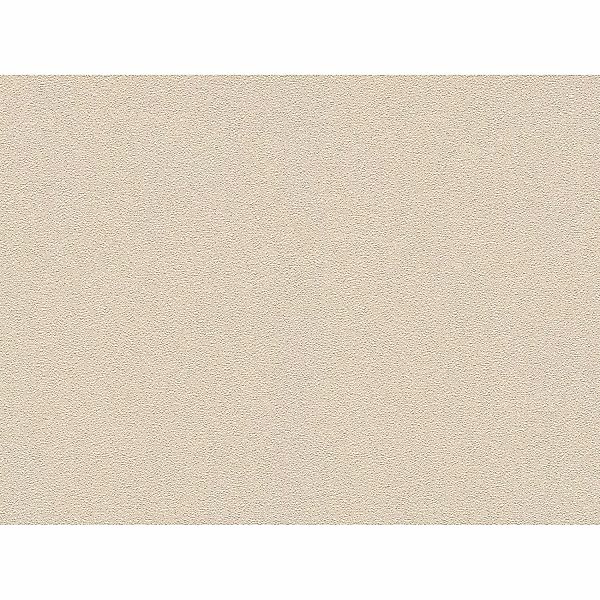 Vliestapete Uni glänzend beige FSC® günstig online kaufen