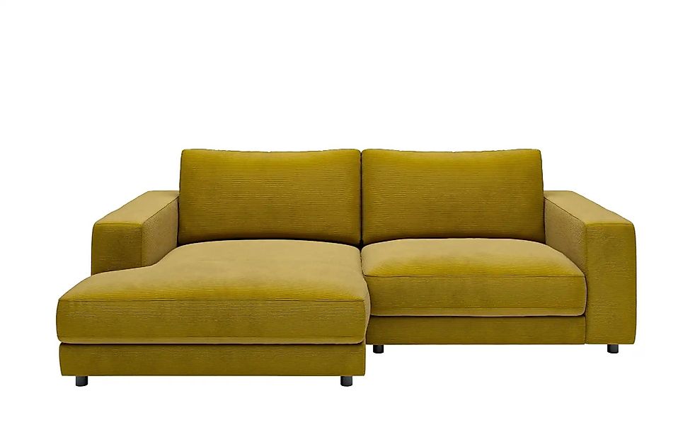 Jette Home Ecksofa in Feincord Sila ¦ grün ¦ Maße (cm): B: 250 H: 85 T: 170 günstig online kaufen