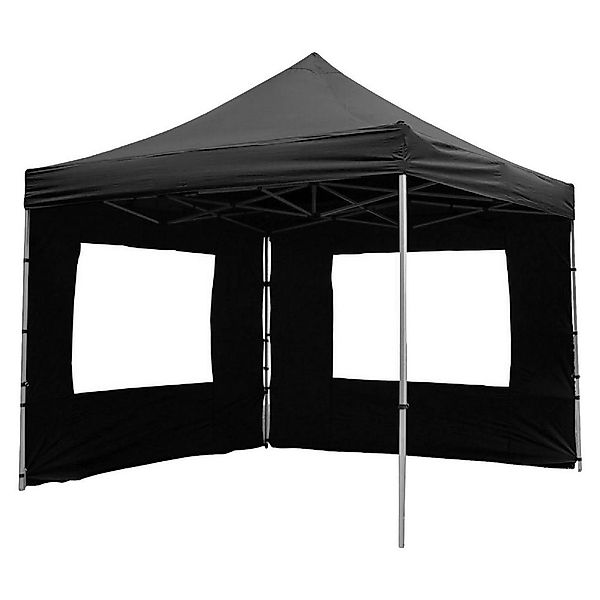 VCM Faltpavillon PROFI schwarz Polyester-Mischgewebe B/H/T: ca. 300x220x300 günstig online kaufen