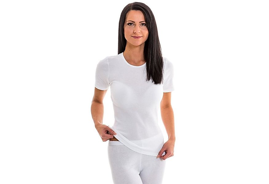 HERMKO Unterziehshirt 1800 (Pack, 3er) Bio-Baumwolle kurzarm Shirt Rundhals günstig online kaufen