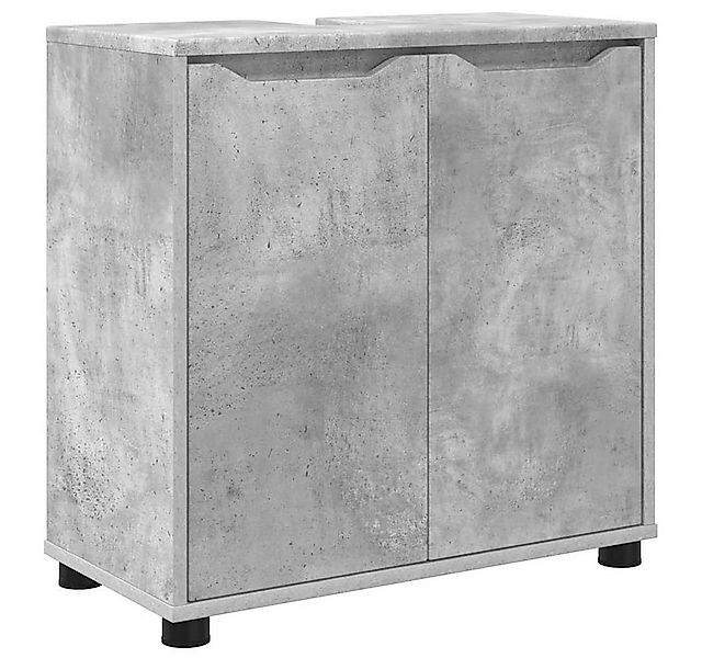 vidaXL Badezimmerspiegelschrank Badezimmerwaschbecken-Schrank Beton Grau 60 günstig online kaufen