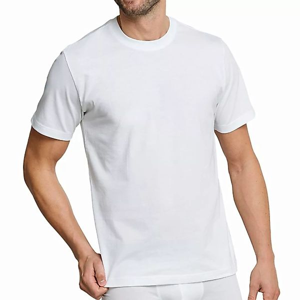 SCHIESSER Herren American T-Shirt 2er Pack - 1/2 Arm, Unterhemd, Rundhals W günstig online kaufen