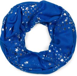 styleBREAKER Loop Loop Schal mit Metallic günstig online kaufen