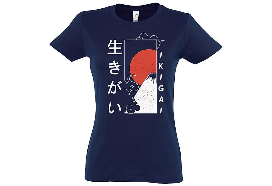 Youth Designz T-Shirt Ikigai Japan Damen Shirt mit trendigem Frontprint günstig online kaufen