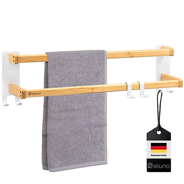 eluno Handtuchständer aus weißem Metall und günstig online kaufen