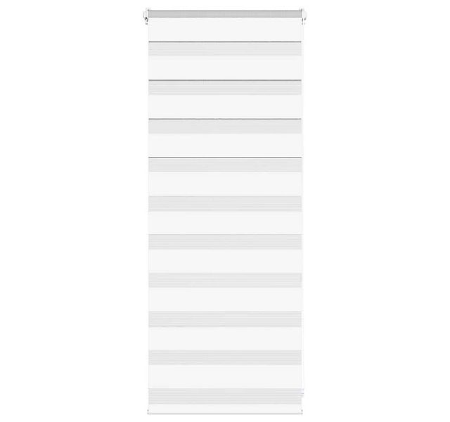 Rollo Doppelrollo Weiß 65x100 cm Stoffbreite 60,9 cm Polyester, vidaXL günstig online kaufen