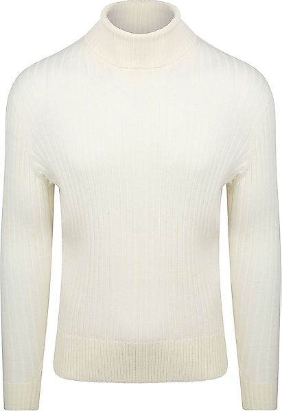 Suitable Rollkragenpullover Rib Merino Off White - Größe M günstig online kaufen