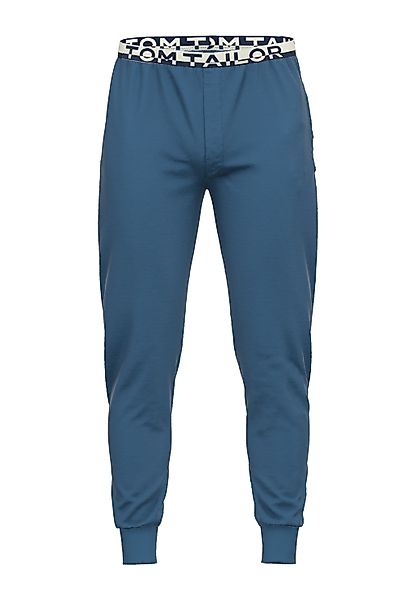TOM TAILOR Pyjamahose "Brügge" mit seitlichen Taschen und Logo-Bund günstig online kaufen