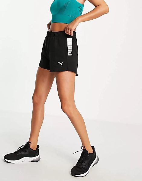 Puma – Active Essentials Training – Shorts mit Logo in Schwarz günstig online kaufen