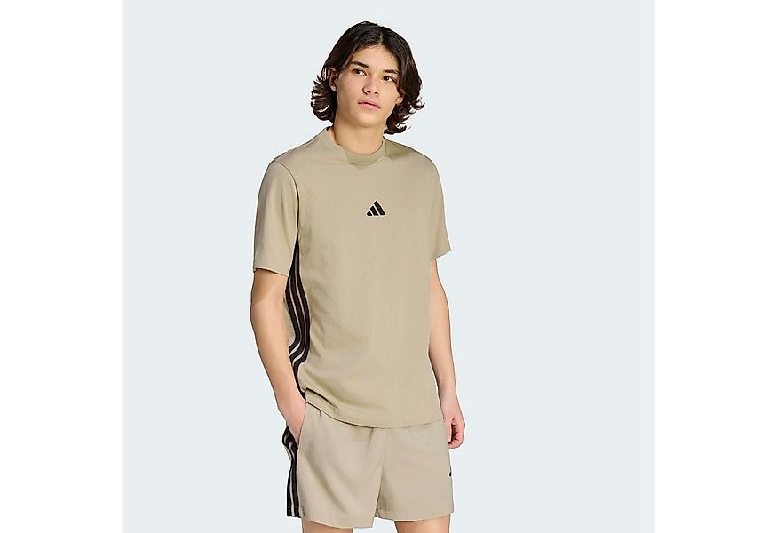 adidas Sportswear T-Shirt ESSENTIALS 3-STREIFEN SINGLE JERSEY mit Rundhalsa günstig online kaufen