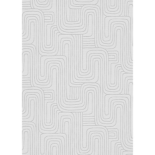 Erismann Vliestapete Opus Rondo Hellgrau FSC® günstig online kaufen