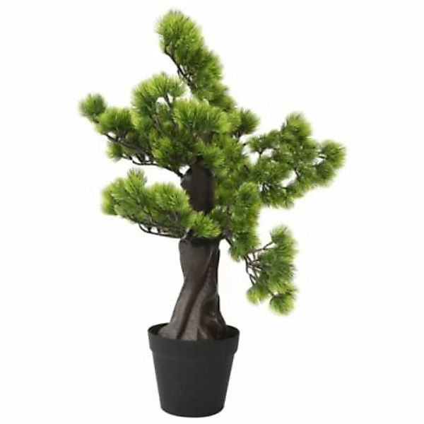vidaXL Künstlicher Bonsai Pinus mit Topf 60 cm Grün künstliche Pinus-Bonsai günstig online kaufen