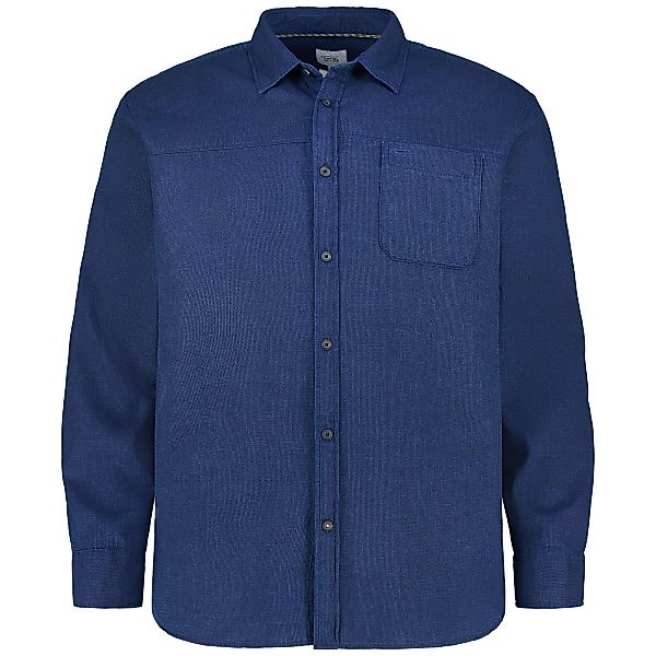 camel active Freizeithemd aus Baumwolle Farbe dunkelblau Größe: 4XL günstig online kaufen