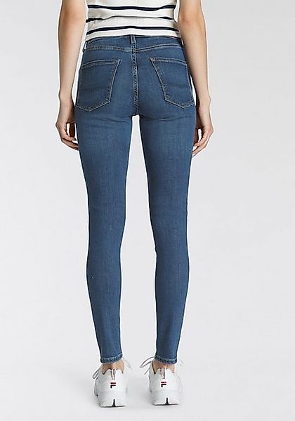 Pepe Jeans Röhrenjeans REGENT in Skinny Passform mit hohem Bund aus seidig günstig online kaufen