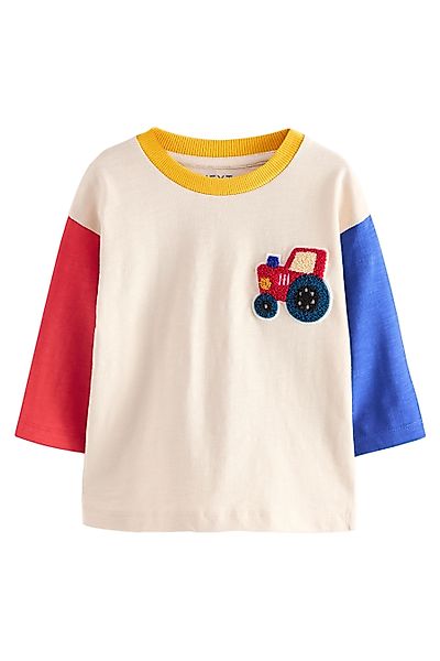 Next Langarmshirt Langärmeliges Shirt mit Applikation günstig online kaufen
