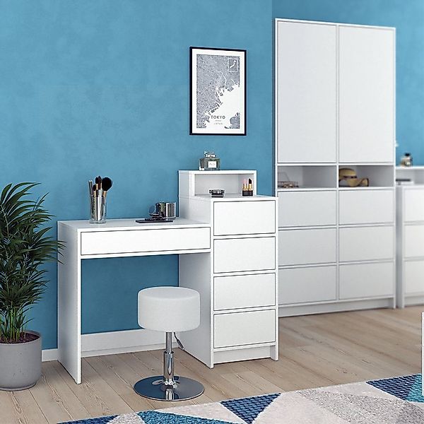 Vicco Schminktisch Naara, Weiß, 110.5 cm günstig online kaufen