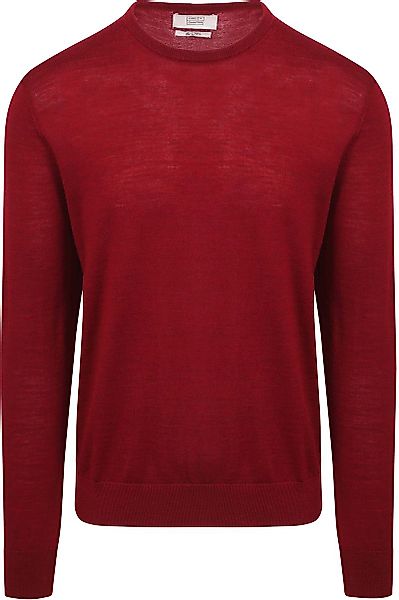 King Essentials The John Pullover Merino Rot - Größe L günstig online kaufen