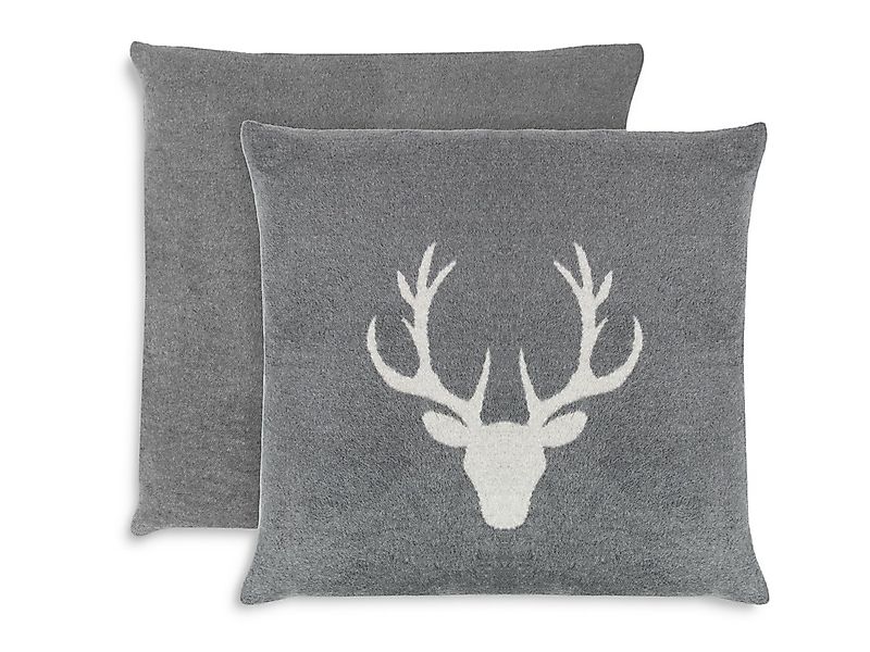 ZOLLNER Kissenbezug, (2 Stück), 50 x 50 cm, 60% Baumwolle, 40% Polyacryl, v günstig online kaufen