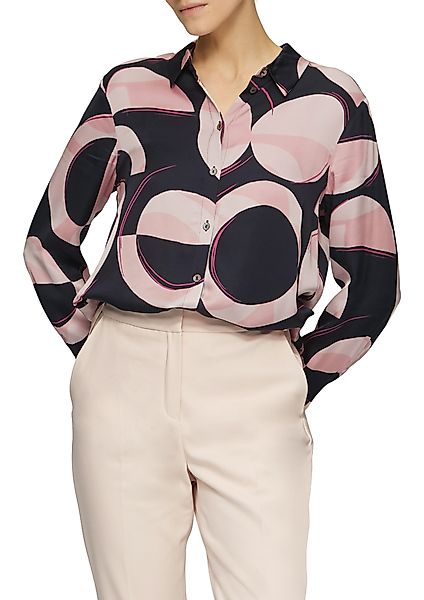 s.Oliver BLACK LABEL Langarmbluse mit grafischem günstig online kaufen