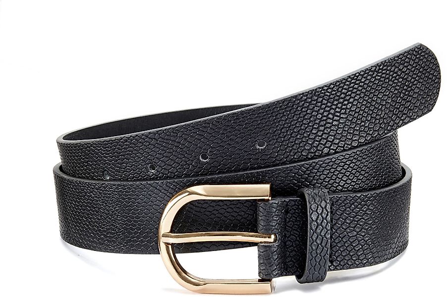 LASCANA Hüftgürtel Hosengürtel im Metallic-Look, Gürtel, günstig online kaufen