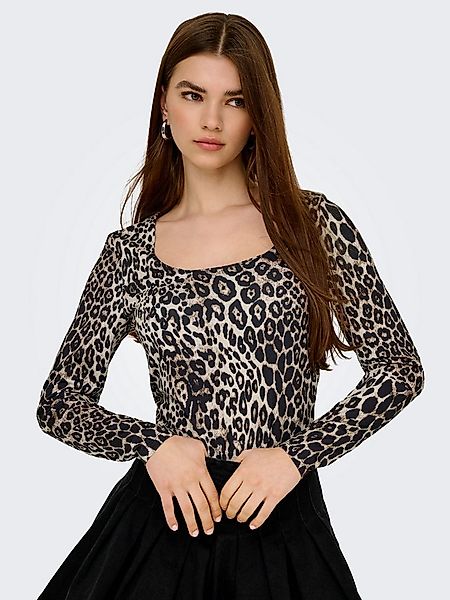 ONLY Langarmshirt ONLLONE LEO L/S TWO WAY TOP JRS Mit tiefem Ausschnitt vor günstig online kaufen