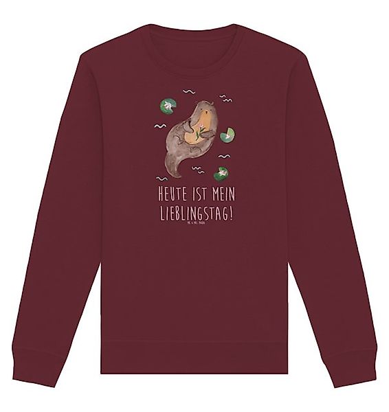 Mr. & Mrs. Panda Longpullover Größe XS Otter Seerose - Burgundy - Geschenk, günstig online kaufen