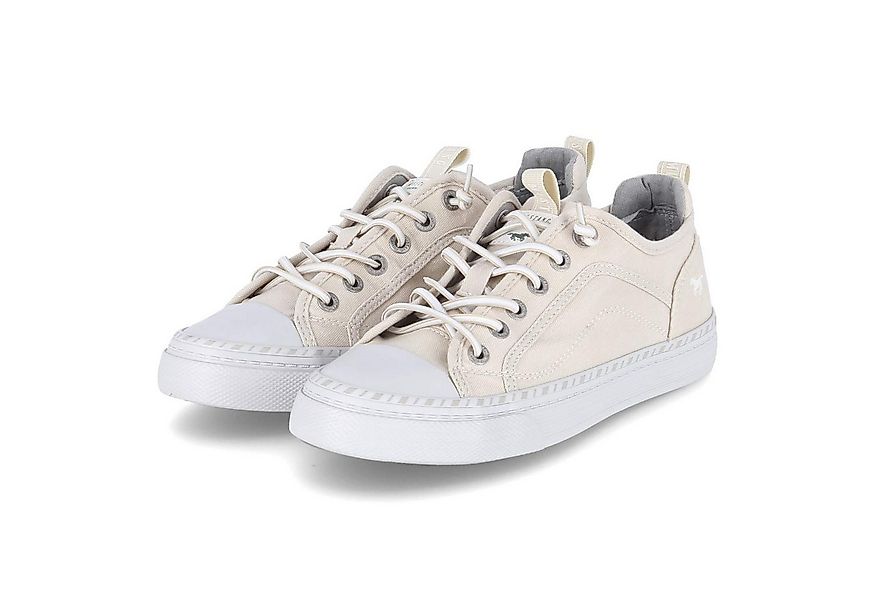MUSTANG Mustang 1376308-243 Damen Textil weiss Schnürschuh günstig online kaufen