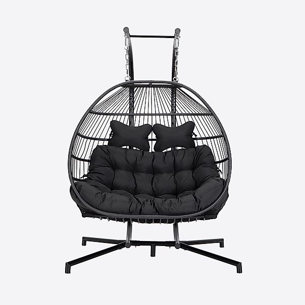 2mGoods Hängestuhl Luxuriöser Hängesessel mit Gestell günstig online kaufen