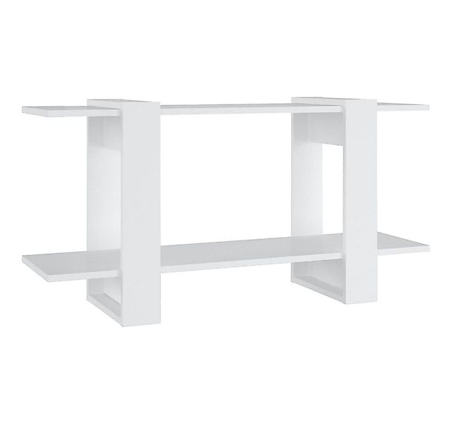 vidaXL Bücherregal Bücherregal Weiß 100x30x51 cm Holzwerkstoff, 1-tlg. günstig online kaufen