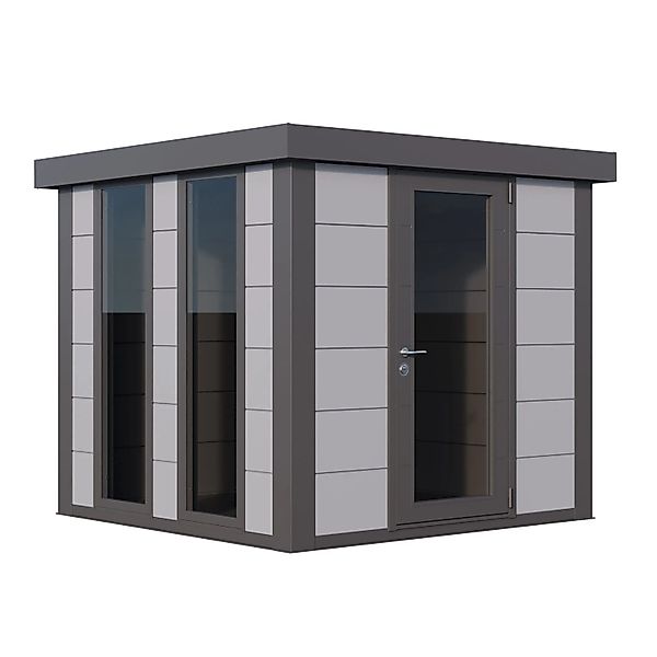 Gerätehaus Luminato 2424 Hellgrau 238 cm x 238 cm günstig online kaufen