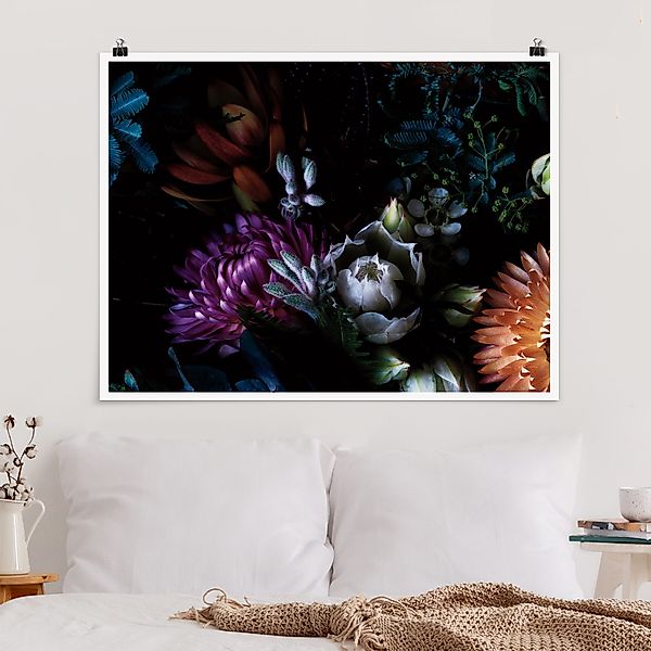 Poster Prachtvoller Blumenstrauß günstig online kaufen