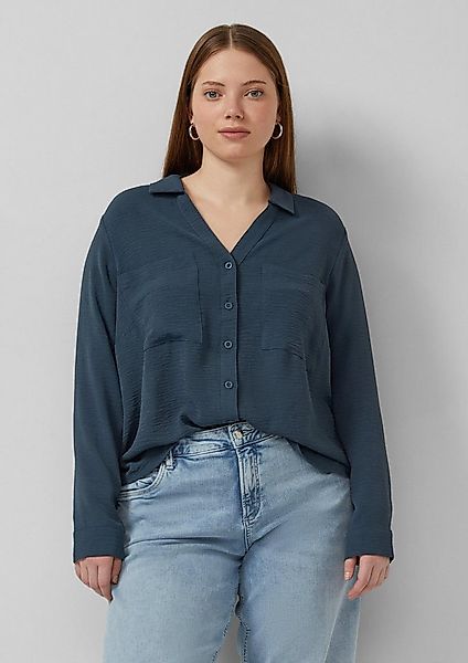 QS Langarmbluse Bluse Bluse mit Turn-up günstig online kaufen