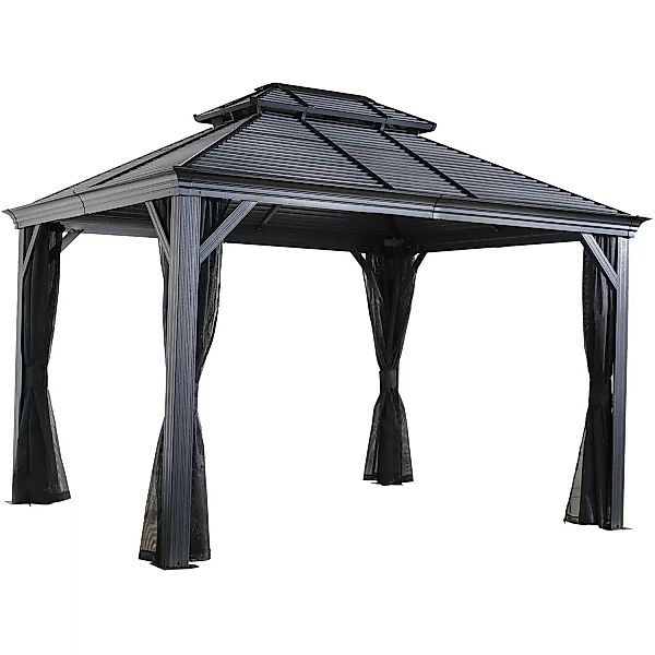 Sojag Pavillon Mykonos 299 cm x 425 cm Doppeldach günstig online kaufen