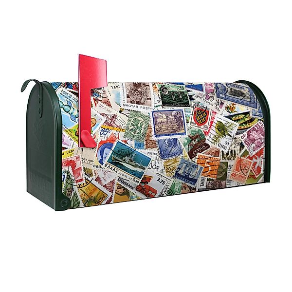 Banjado Amerikanischer Briefkasten Grün 48x22x16cm US Mailbox Letterbox Pos günstig online kaufen