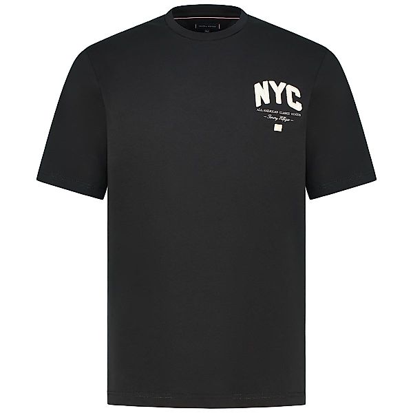 Tommy Hilfiger T-Shirt aus Baumwolle Farbe schwarz Größe: 3XL günstig online kaufen