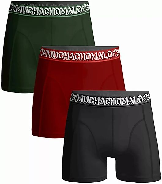 Muchachomalo Shorts 3er-Pack Solid 379 - Größe M günstig online kaufen