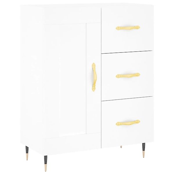 vidaXL Sideboard Weiß 69,5x34x90 cm Holzwerkstoff 830236 günstig online kaufen