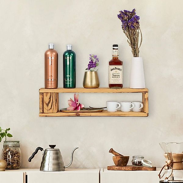 K&L Wall Art Wandregal Palettenmöbel Gewürzregal günstig online kaufen