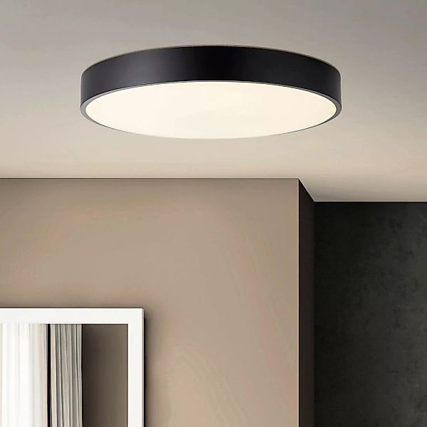 Brilliant LED-Deckenleuchte Slimline Ø 49 cm Weiß und Schwarz günstig online kaufen