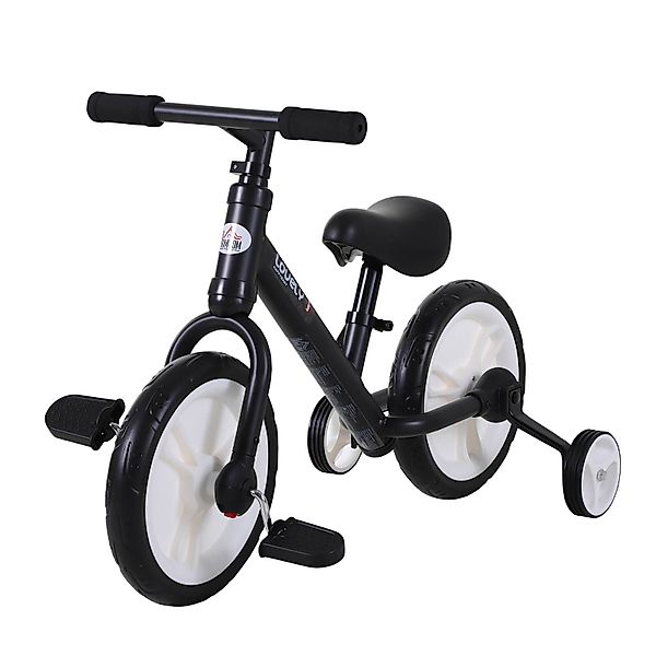 HOMCOM Laufrad Kinderrad Stützräder Pedale, 2-5 günstig online kaufen