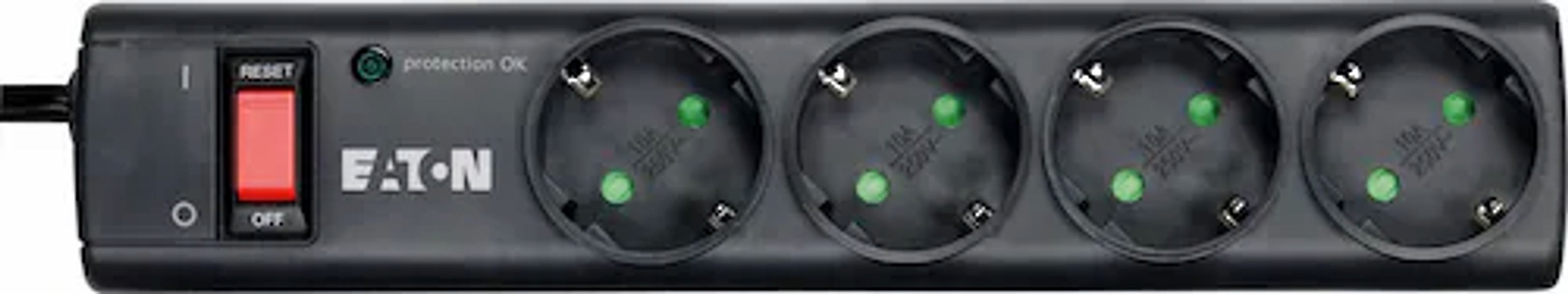 EATON Steckdosenleiste »PS4D« 4-fach (LED-Statusanzeige Kabellänge 1 m) günstig online kaufen