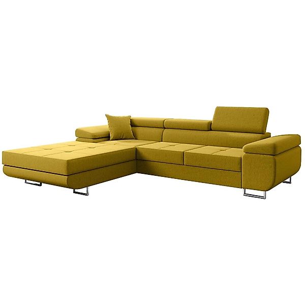Beautysofa Ecksofa Alons mit Schlaffunktion auf günstig online kaufen