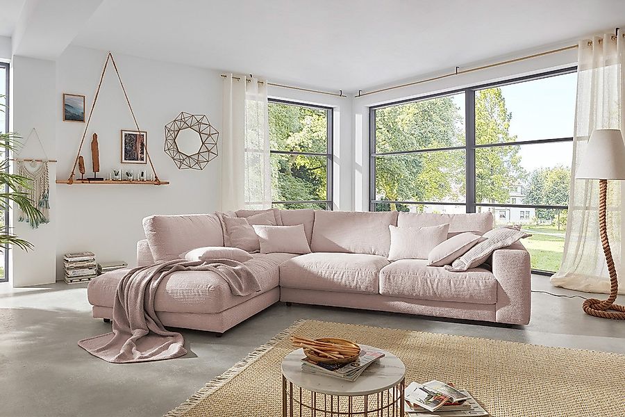 KAWOLA Ecksofa MADELINE, Couch L-Form rechts günstig online kaufen