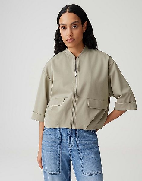 OPUS Sweater Sweatjacke im Blouson Stil Loose Fit günstig online kaufen