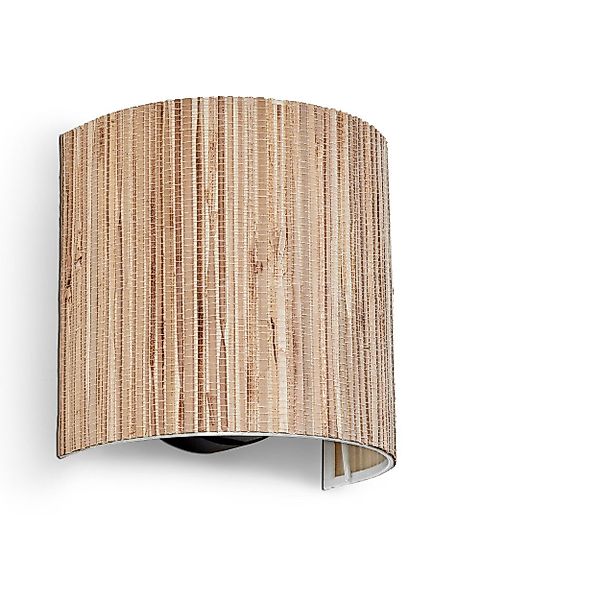 hofstein Wandleuchte moderne Wandlampe aus Metall/Seegras günstig online kaufen
