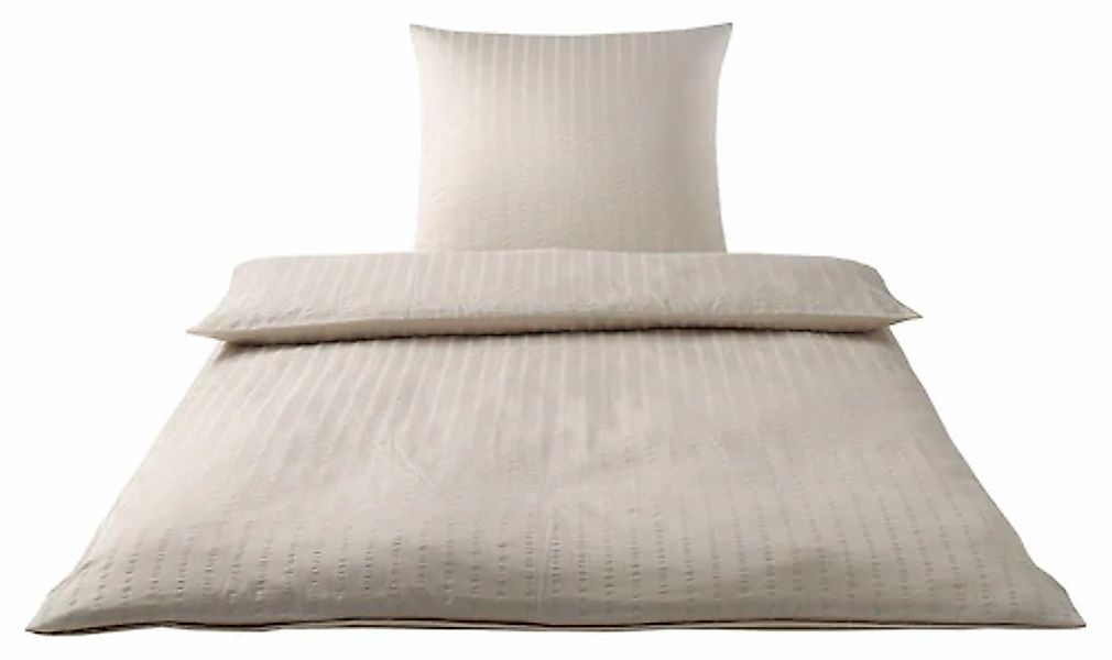 Elegante Bettwäsche »Chelsea« 2 Stk. tlg. gewebter Seersucker günstig online kaufen