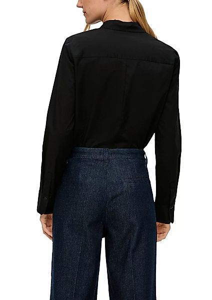 s.Oliver BLACK LABEL Klassische Bluse, mit verdeckter Knopfleiste günstig online kaufen